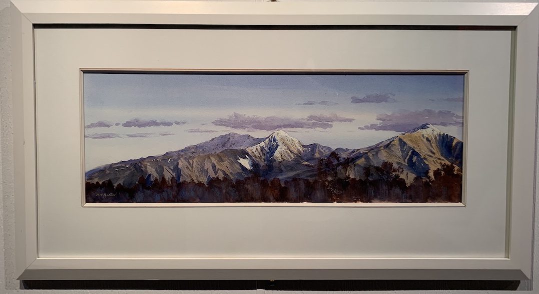 Richard Bolton|  Four Peaks sunrise|Geraldine NZ|    McAtamney Gallery and Design Store | Geraldine NZ